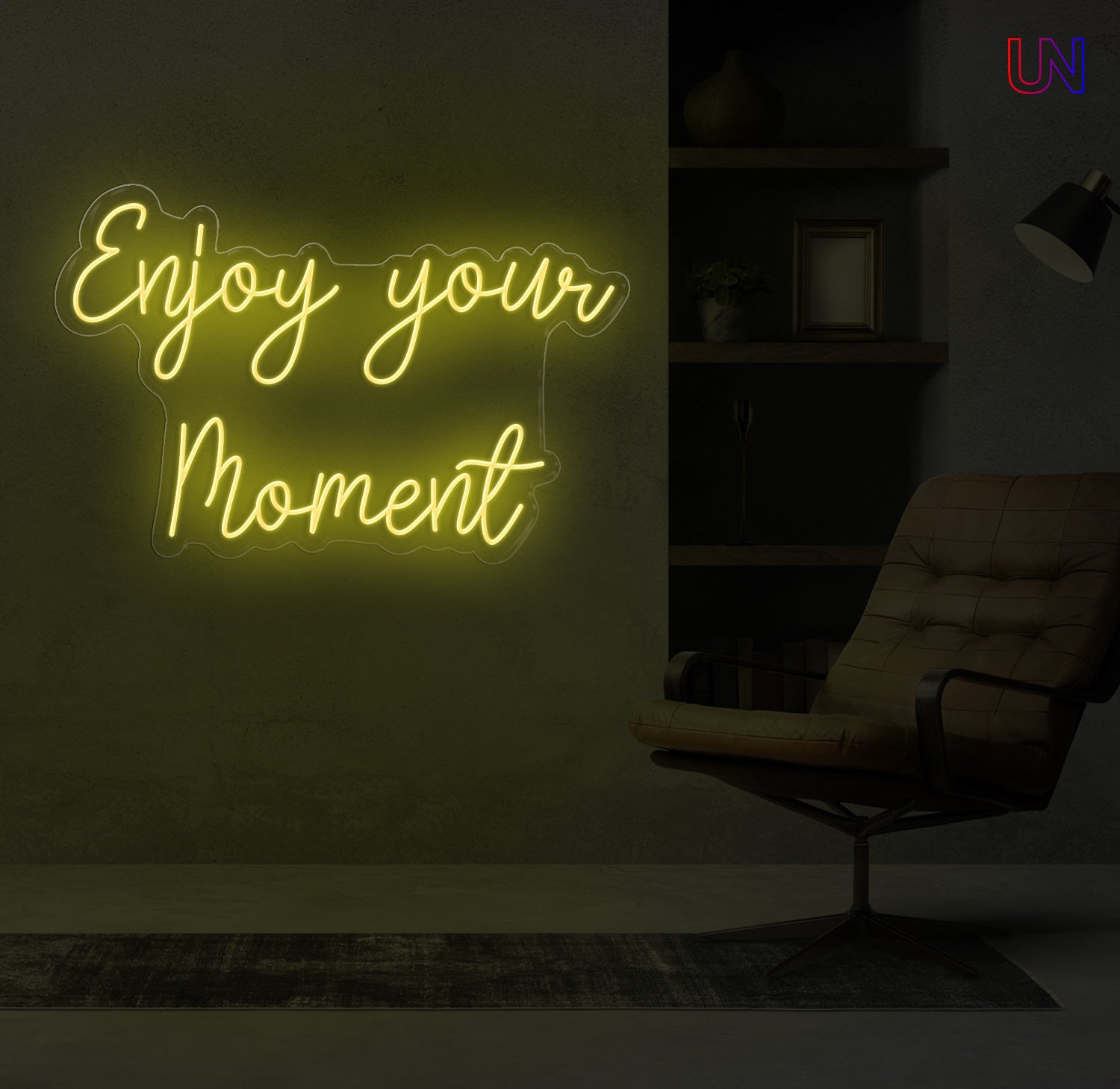 Enjoy Your Moment Neon Sign  for Living Spaces