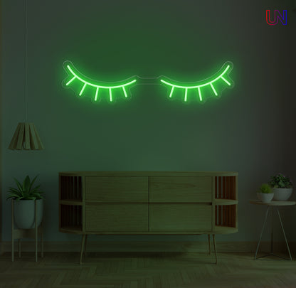 Eyelashes Neon Sign  for Lash Studios, Salons & Beauty Spaces