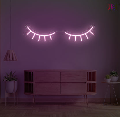 Eyelashes Neon Sign  for Lash Studios, Salons & Beauty Spaces