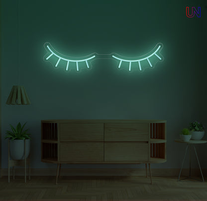 Eyelashes Neon Sign  for Lash Studios, Salons & Beauty Spaces