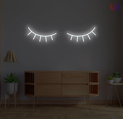 Eyelashes Neon Sign  for Lash Studios, Salons & Beauty Spaces