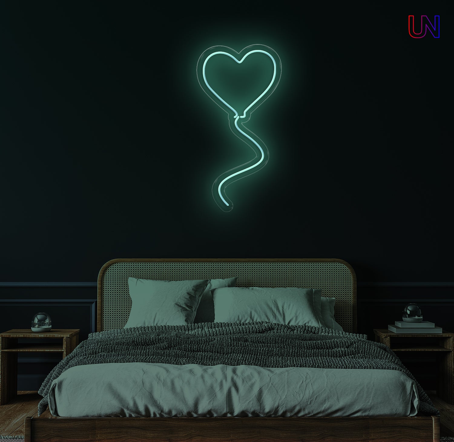 Heart Balloon Neon Sign for Bedroom, Living Room, Gifts & Events