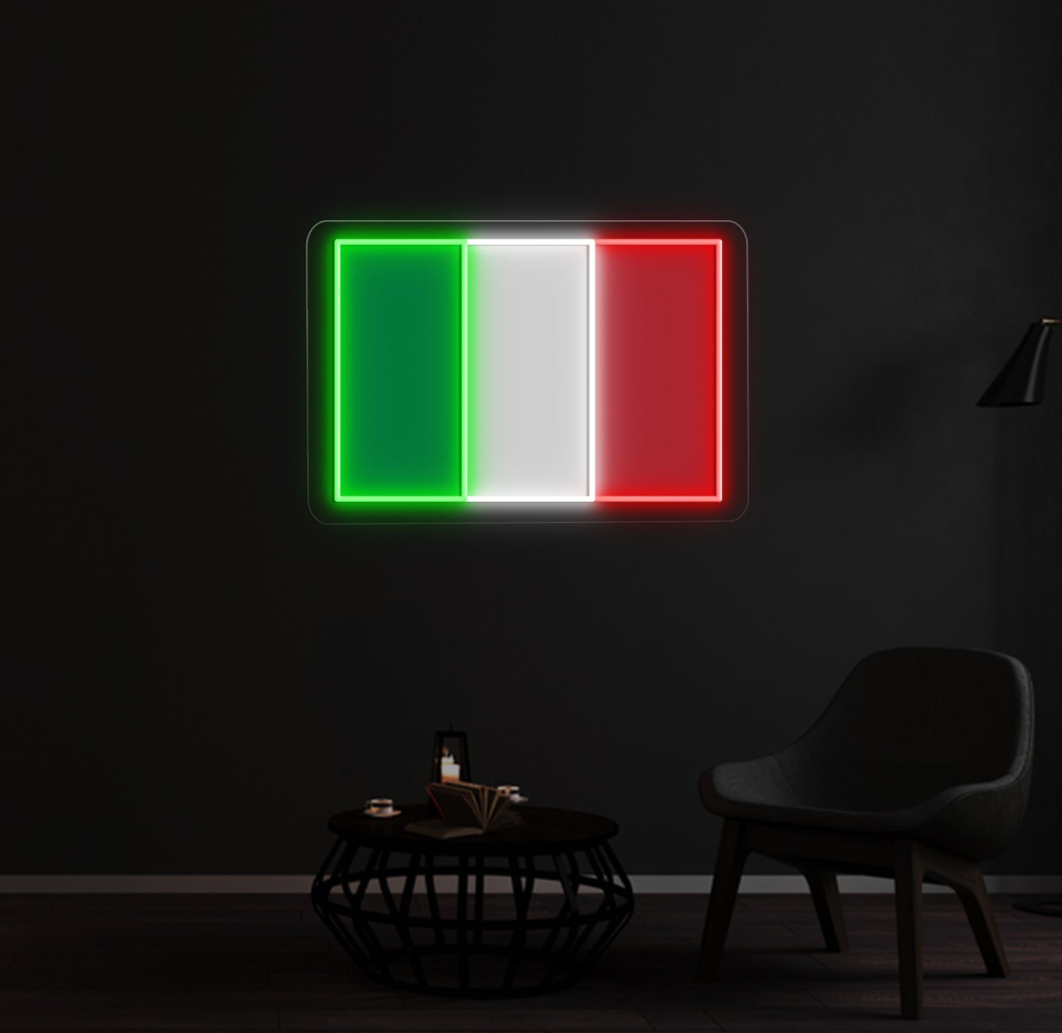 Italy Flag Neon Sign