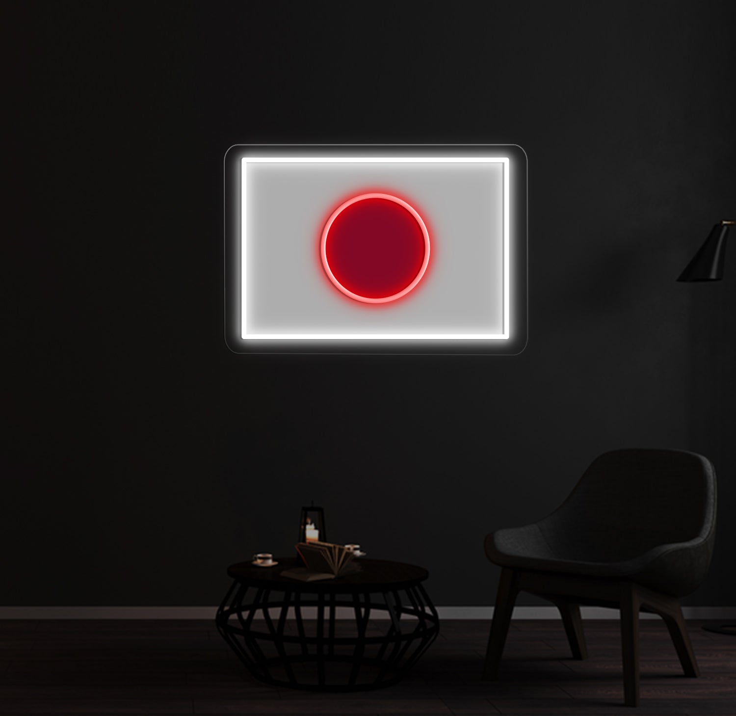 Japan Flag Neon Sign