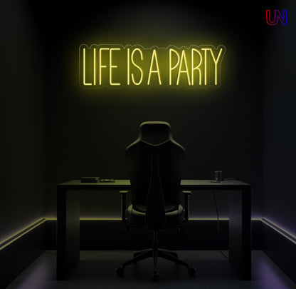 LIFE IS A PARTY Neon Sign - Urban Now