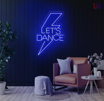 Let’s Dance Bolt – Custom Neon Sign for Party Vibes