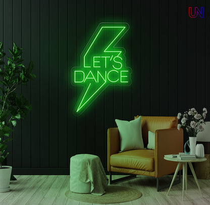 Let’s Dance Bolt – Custom Neon Sign for Party Vibes