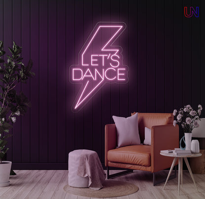 Let’s Dance Bolt – Custom Neon Sign for Party Vibes