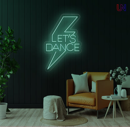Let’s Dance Bolt – Custom Neon Sign for Party Vibes