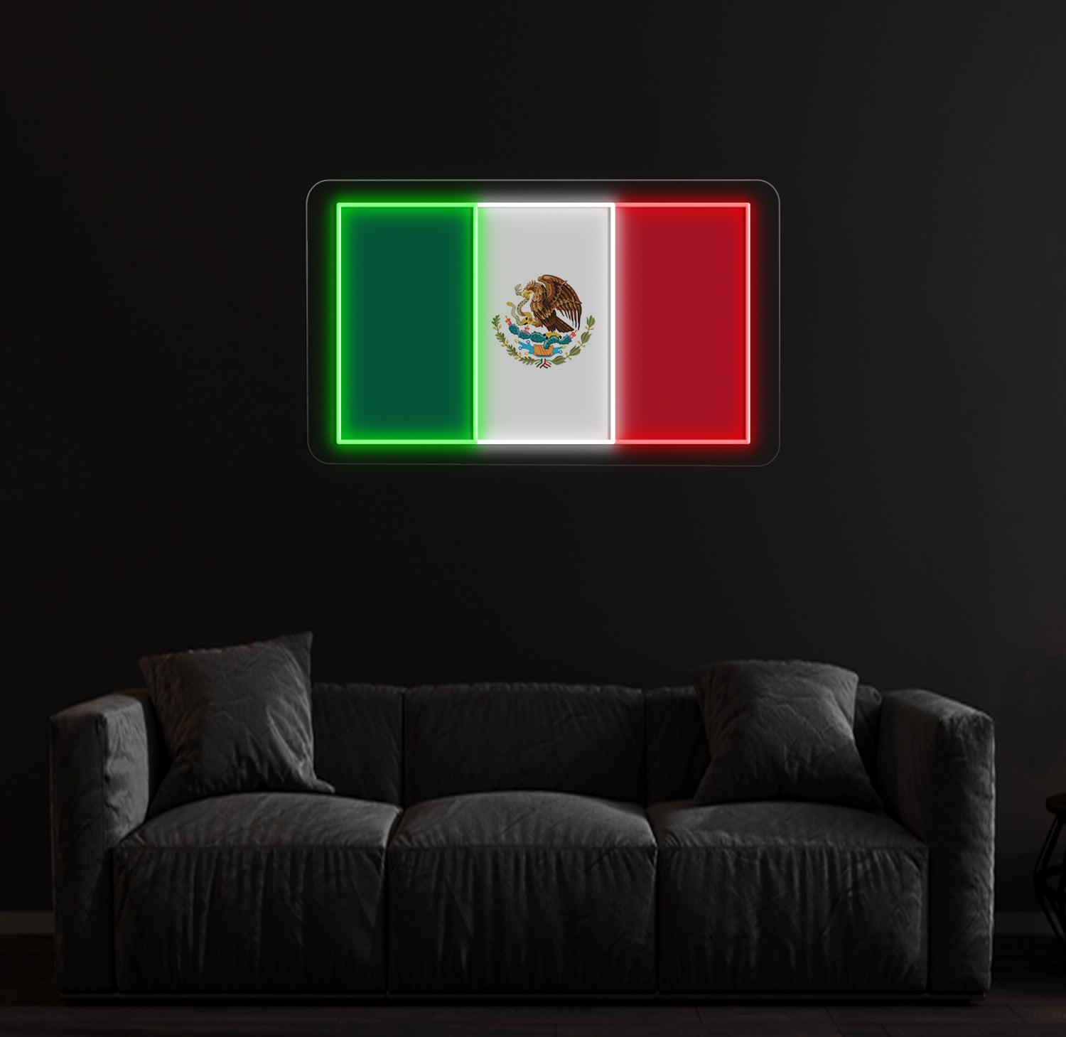 Mexico Flag Neon Sign