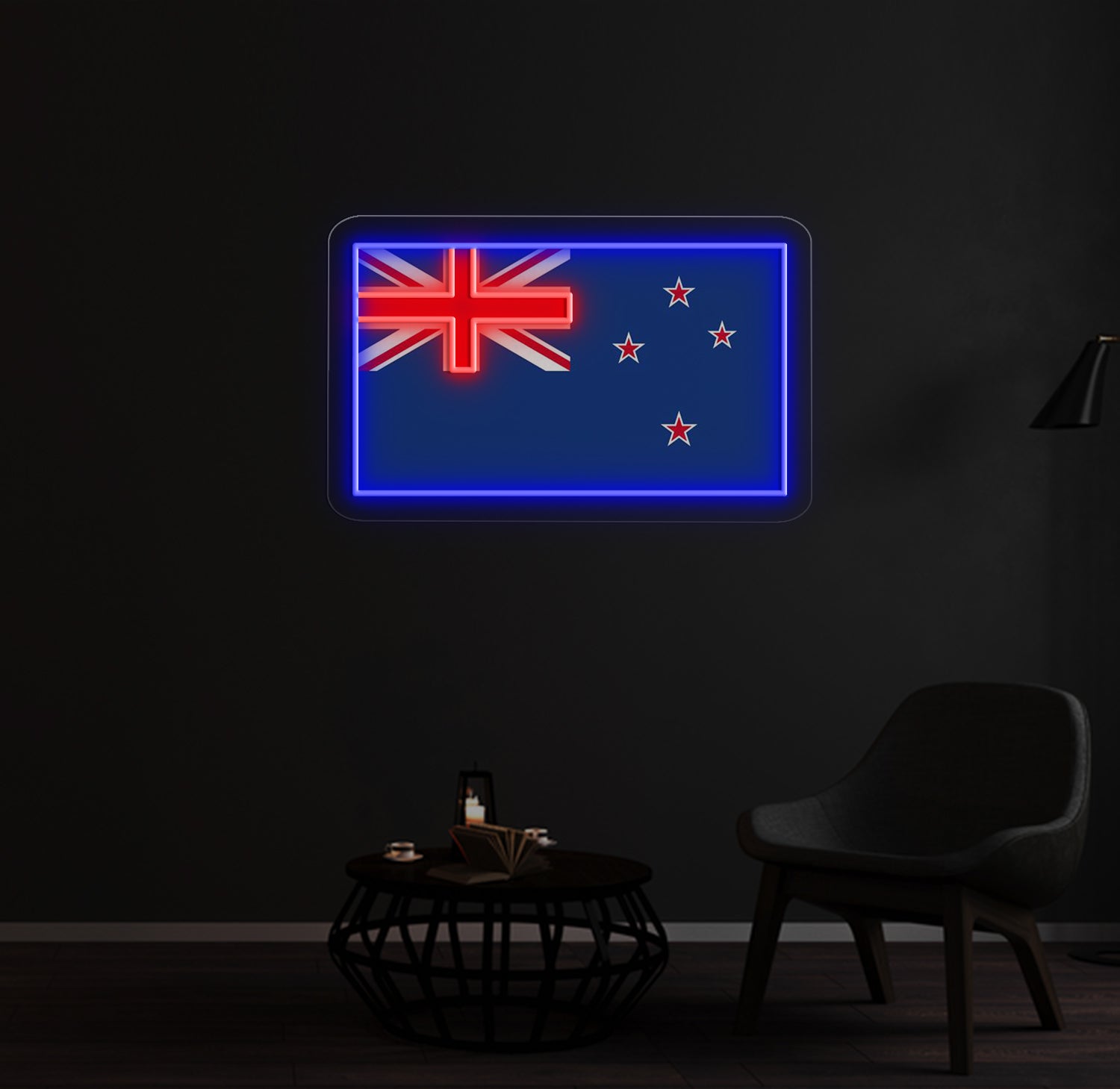 New Zealand Flag Neon Sign
