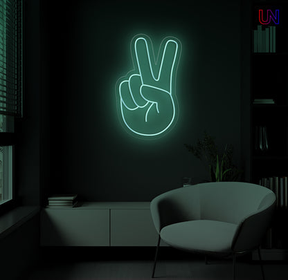 Peace Hand Neon Sign | Urban Now