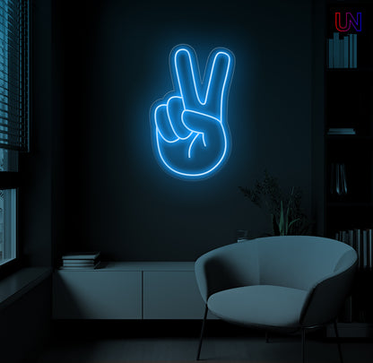 Peace Hand Neon Sign | Urban Now