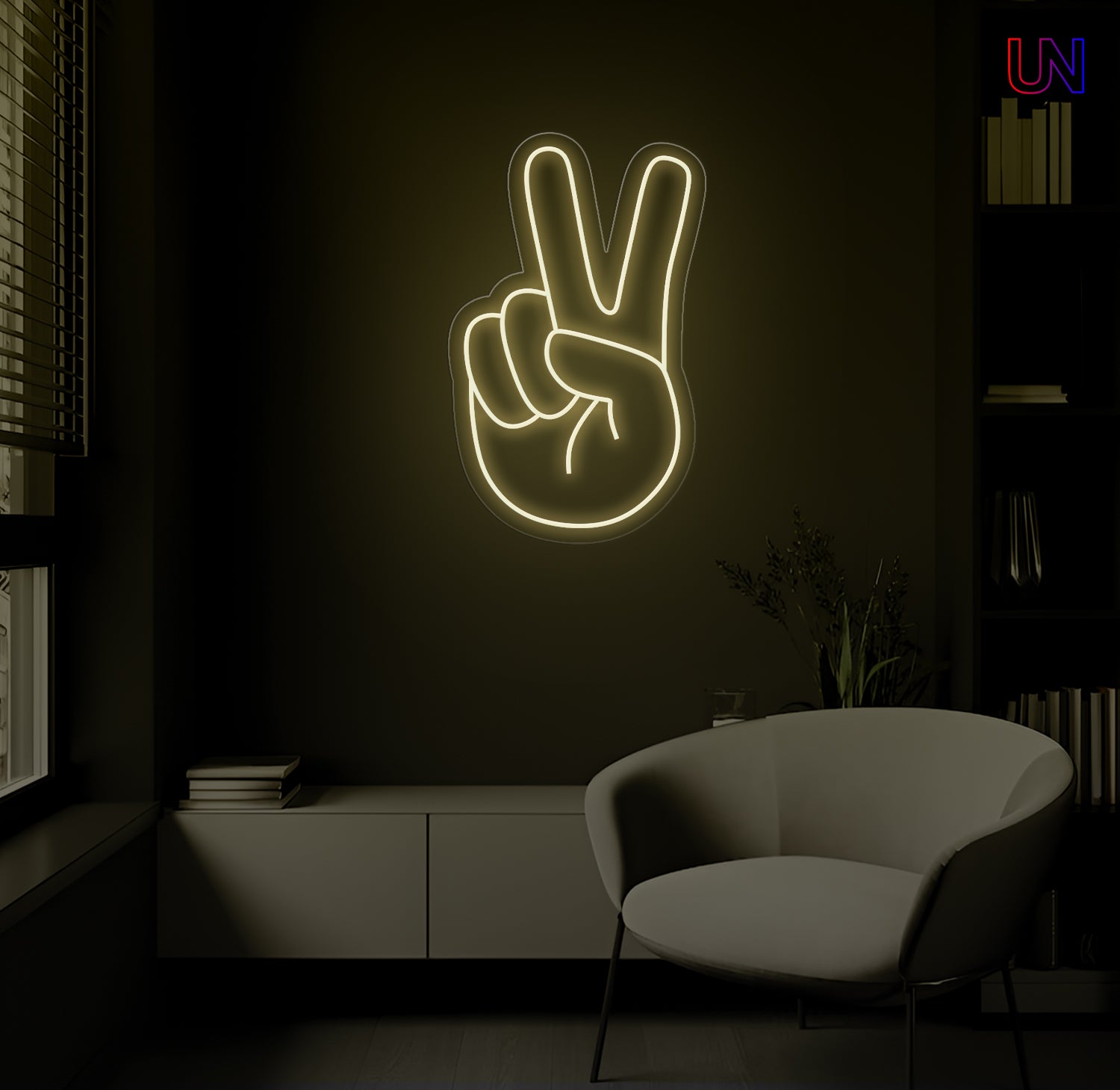 Peace Hand Neon Sign | Urban Now