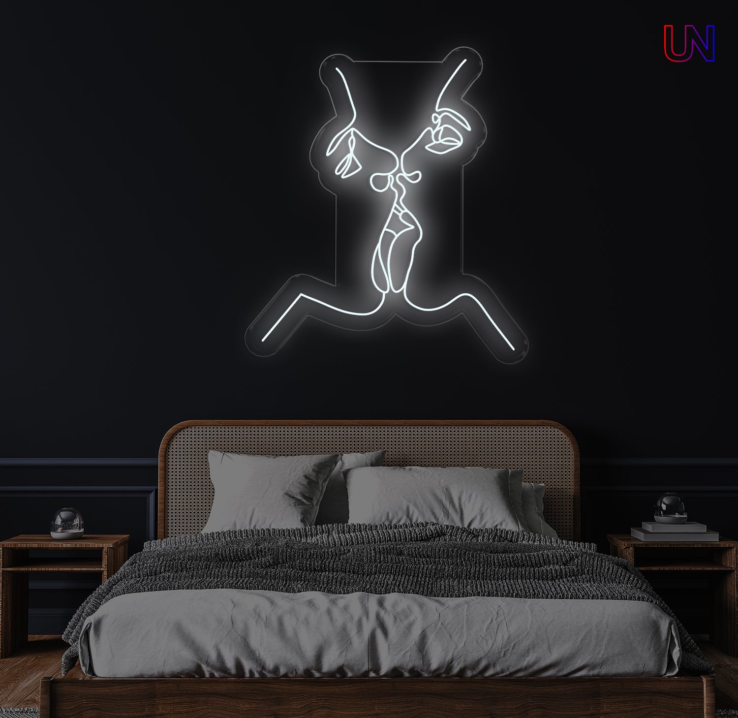 Romantic Couple Kiss  – Custom Neon Sign