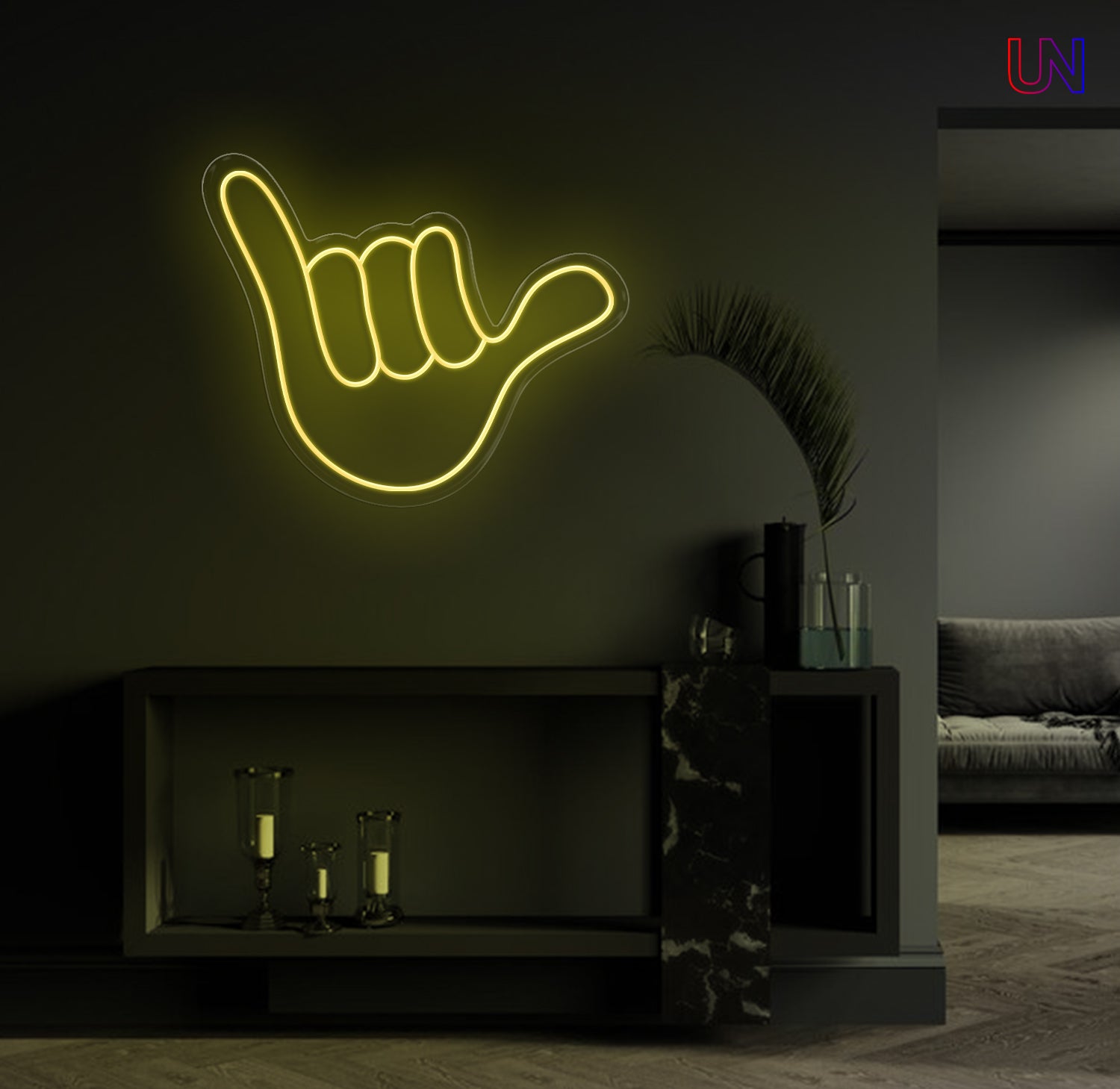Shaka Hand Neon Sign | Urban Now