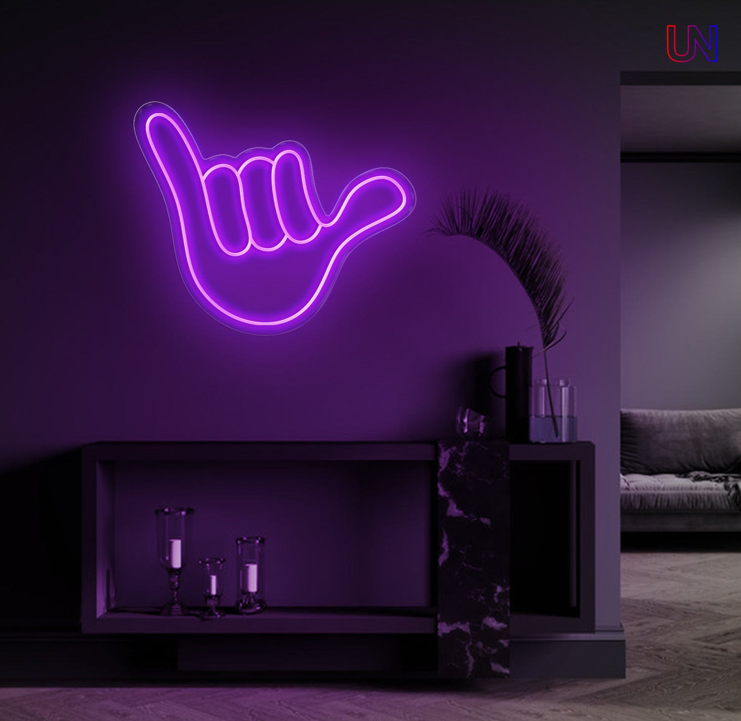 Shaka Hand Neon Sign | Urban Now