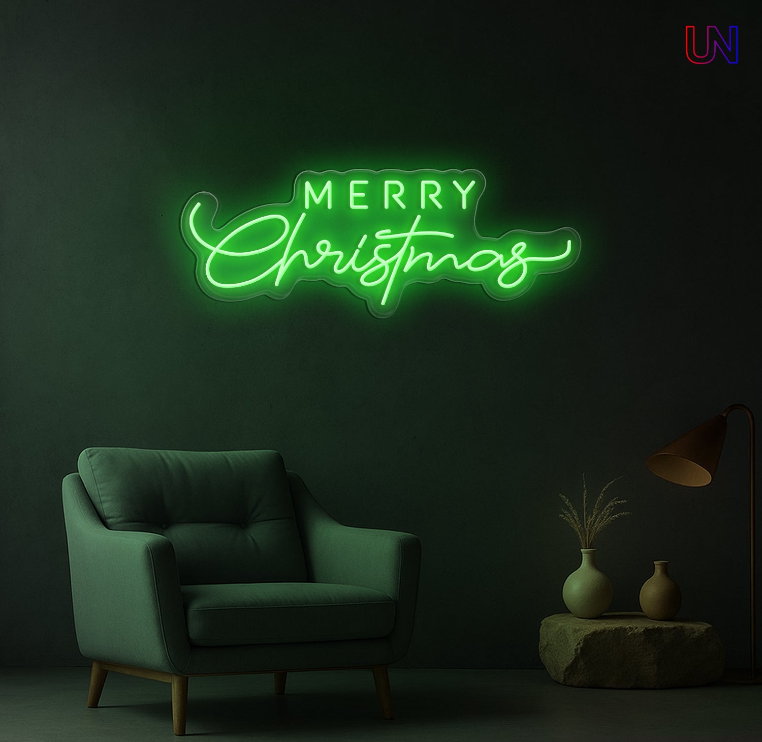 Merry Christmas Neon Sign – Holiday LED Wall Light for Home & Events