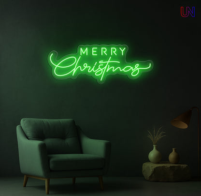 Merry Christmas Neon Sign – Holiday LED Wall Light for Home & Events