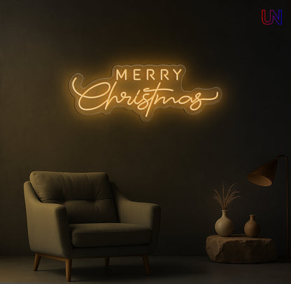 Merry Christmas Neon Sign – Holiday LED Wall Light for Home & Events