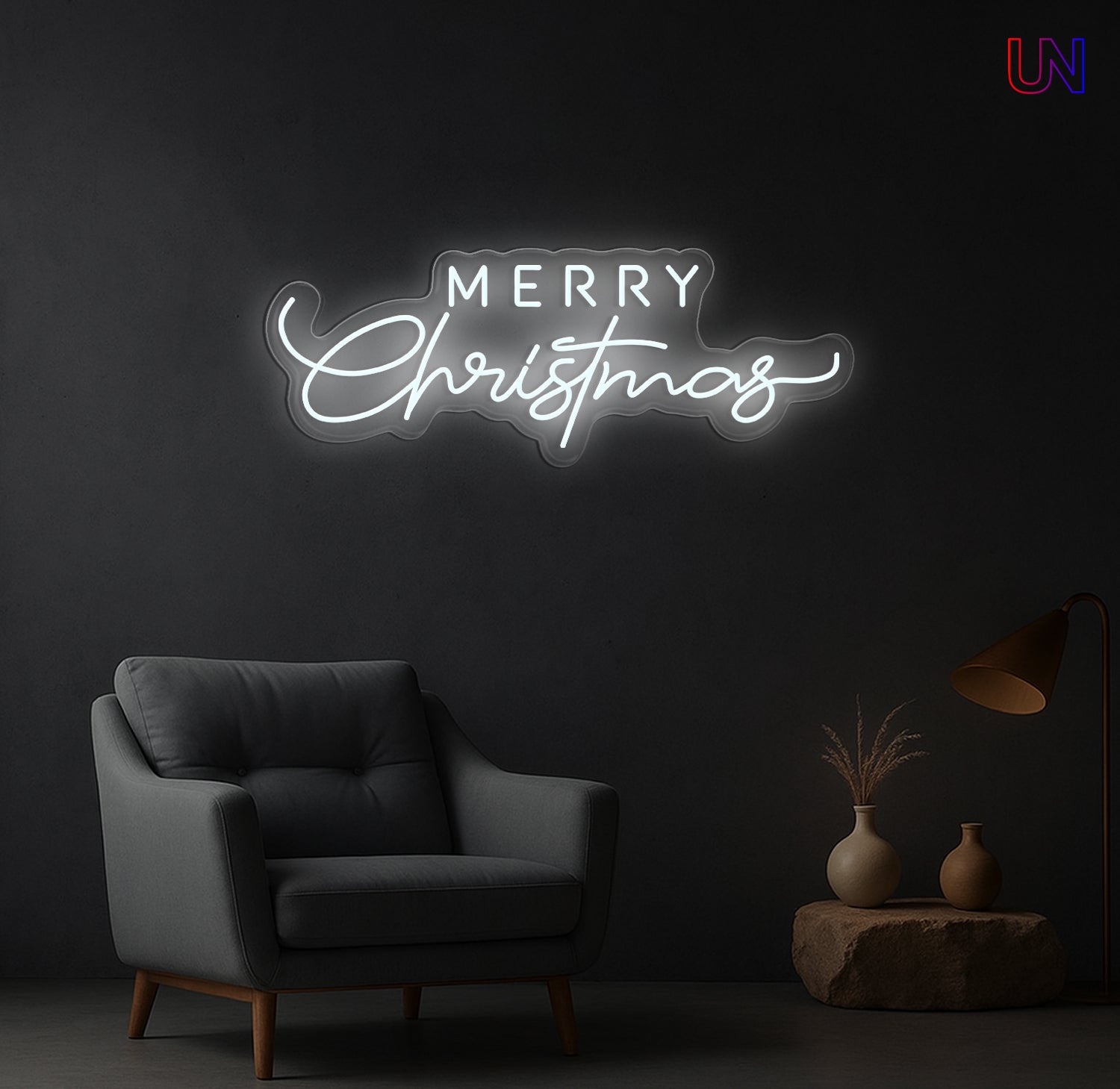 Merry Christmas Neon Sign – Holiday LED Wall Light for Home & Events