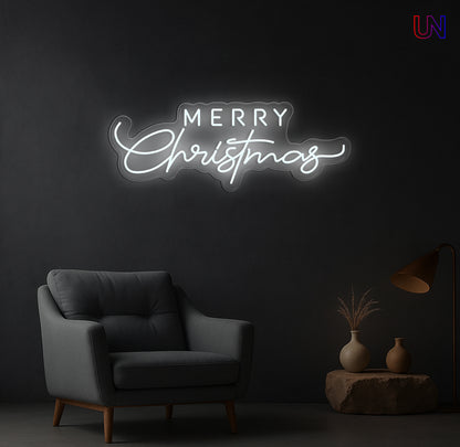 Merry Christmas Neon Sign – Holiday LED Wall Light for Home & Events