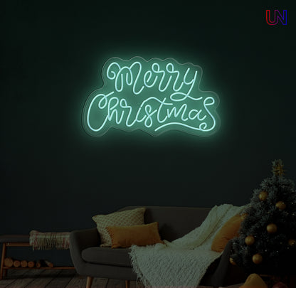 Merry Christmas Neon Sign – Holiday LED Wall Light for Home & Events