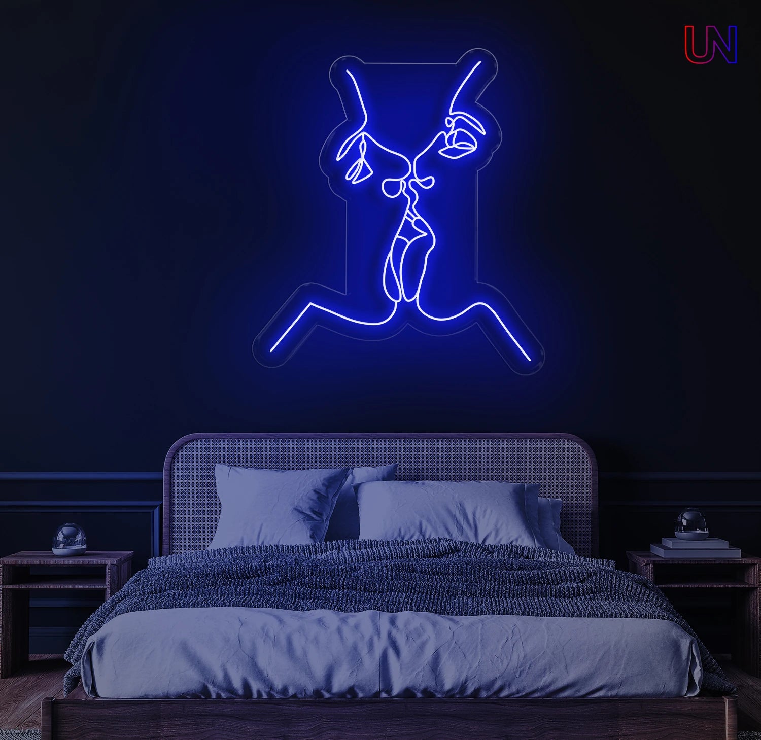Romantic Couple Kiss  – Custom Neon Sign