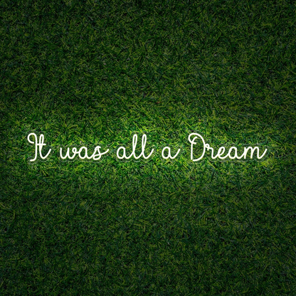 It was all a dream